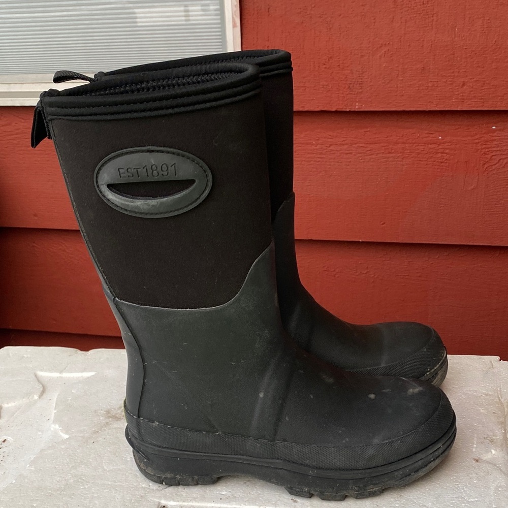 Western Chief Women’s Black Neoprene Cold Weather Boots Size 6